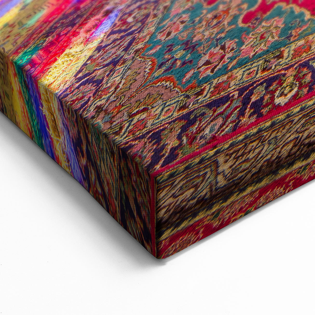 Iranian Wall Art - Vibrant Persian Stained Glass Mosque Design