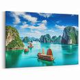 Halong Bay Voyage - Traditional Vietnamese Boat Art