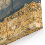 Tehran Cityscape Art - Iconic Milad Tower with Alborz Mountains View