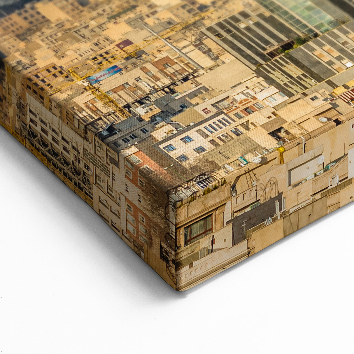 Tehran Cityscape Art - Iconic Milad Tower with Alborz Mountains View