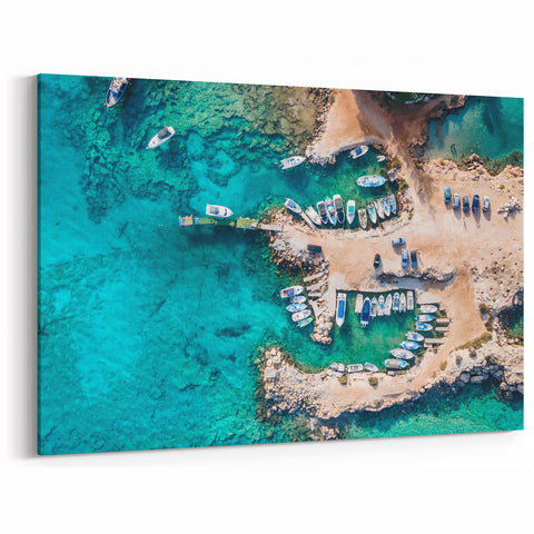 Cyprus Wall Art - Mediterranean Decor Coastal Cyprus Landscapes