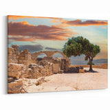 Scenic Cyprus Prints - Mediterranean Decor Ancient Ruins Landscape