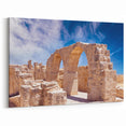 Greek Island Canvas - Scenic Cyprus Prints Ancient Ruins Art