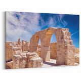 Greek Island Canvas - Scenic Cyprus Prints Ancient Ruins Art