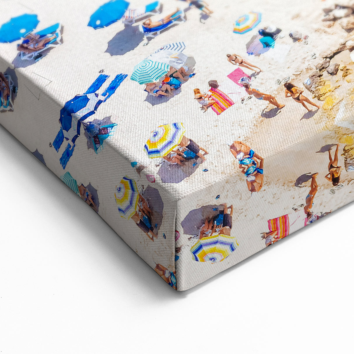 Cyprus Wall Art - Mediterranean Decor Scenic Beach Aerial View