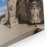 Ancient Hittite Lion Gate Art - Turkish Historical Canvas