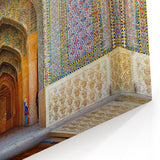 Persian Mosque Wall Art - Vibrant Arches with Intricate Tile Design