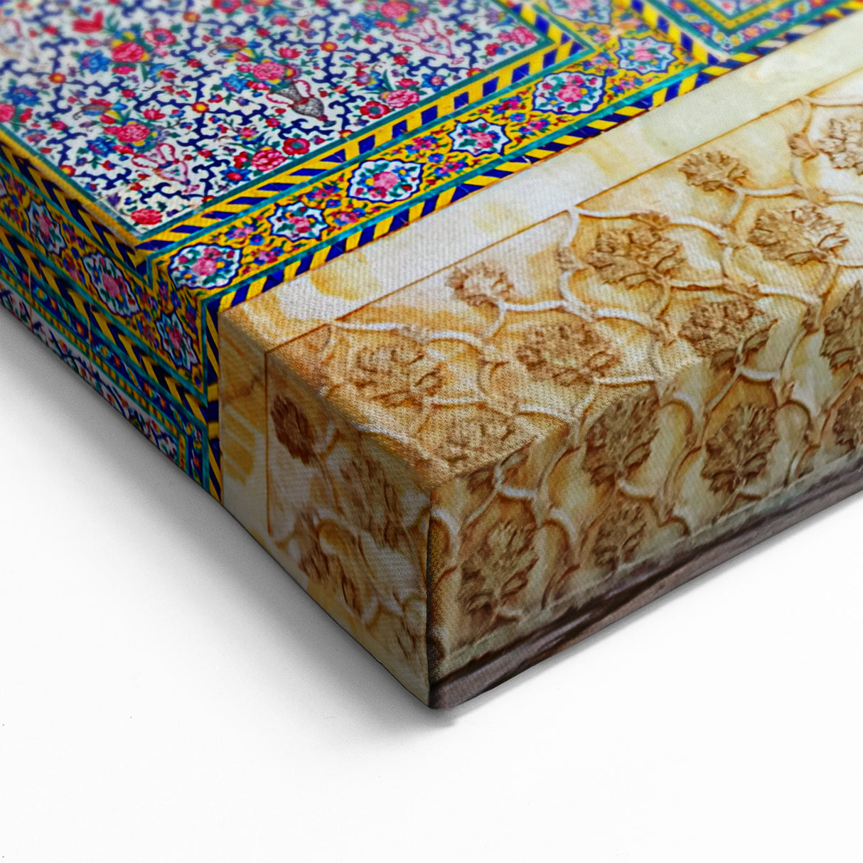 Persian Mosque Wall Art - Vibrant Arches with Intricate Tile Design