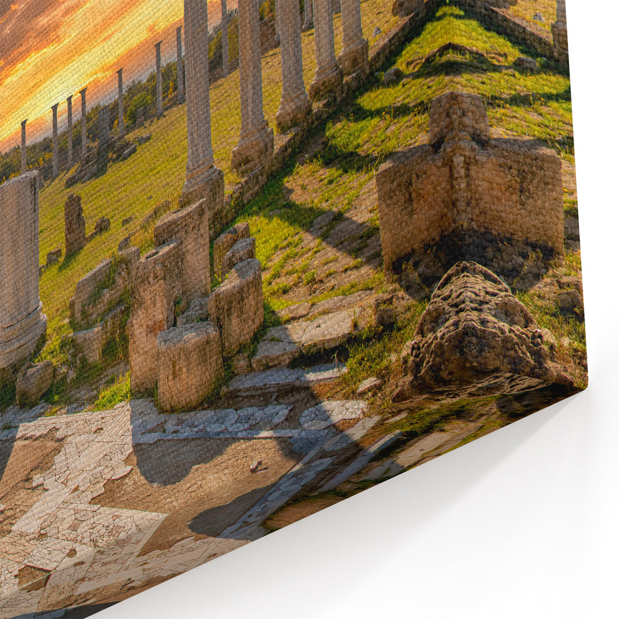 Nicosia Art Prints - Scenic Cyprus Prints Ancient Ruins at Sunset