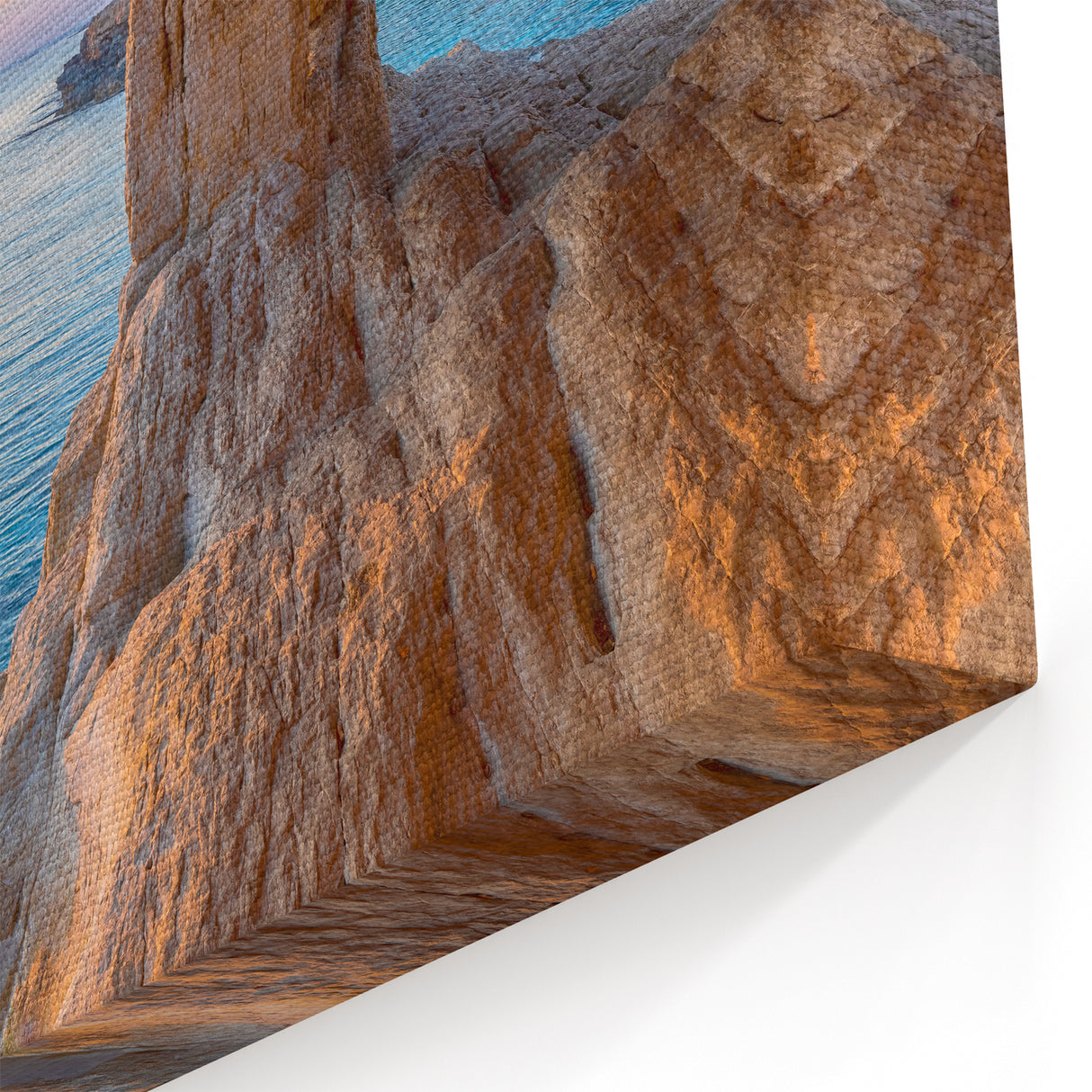 Scenic Cyprus Prints - Coastal Cyprus Landscapes Sea Cave Sunset