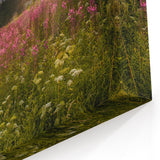 Scenic Czech Landscapes – Czech Republic Wall Art of Sunlit Flower Field