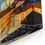 Czech Republic Wall Art - Stunning Night View of Brno Cathedral