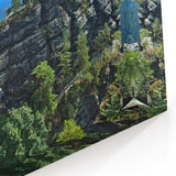 Bohemian Castles Art - Majestic Pravčická Gate Rock Formation