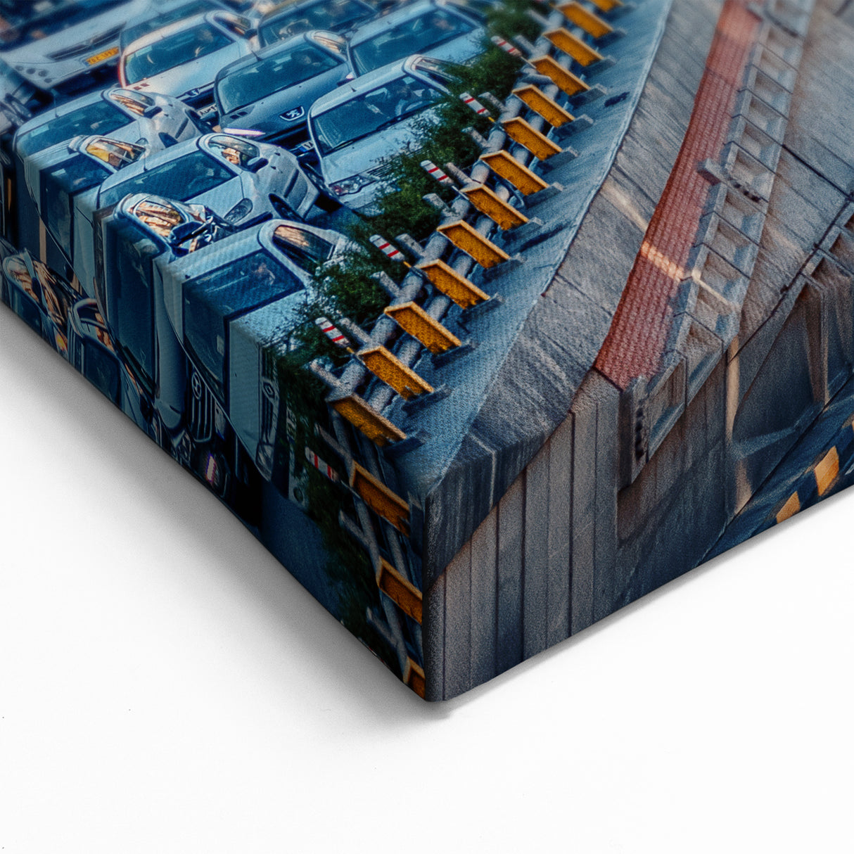 Tehran Cityscape Art - Vibrant Urban Scene with Milad Tower in View