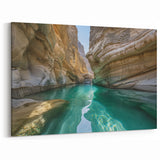 Iran Wall Art - Stunning Persian Canyon with Serene Waters Decor