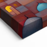 Starry Persian Night - Illuminated Dome and Cityscape Art