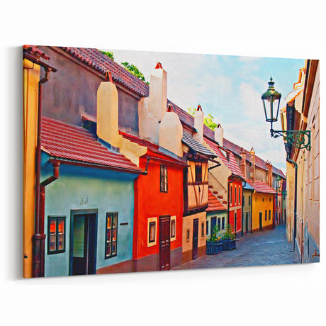 Prague Photography Prints - Historic Streets at Sunrise