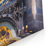 Prague Cityscape Art - Timeless Astronomical Clock Detail