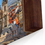 Czech Republic Wall Art - Framed View of Historic Prague