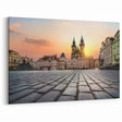 Prague Landmark Art - Morning Glow at Old Town Square