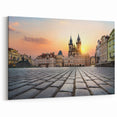 Prague Landmark Art - Morning Glow at Old Town Square
