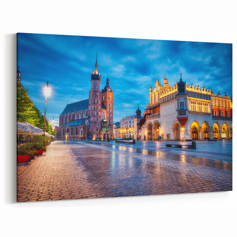 Prague Photography Prints - Twilight at Market Square