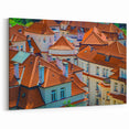 Scenic Prague Prints - Rooftop View of Czech Architecture