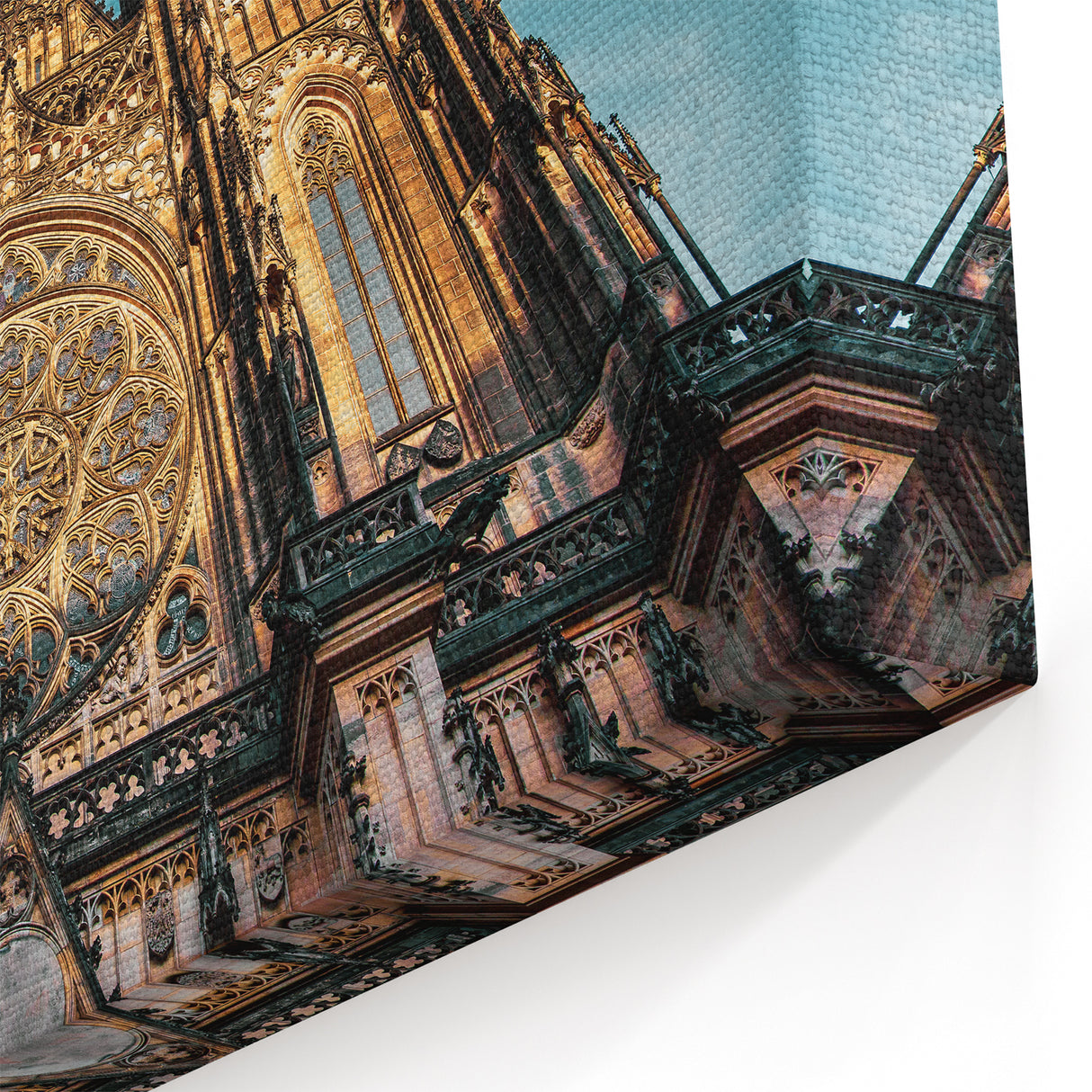 Czech Republic Wall Art - Majestic Gothic Cathedral at Dusk