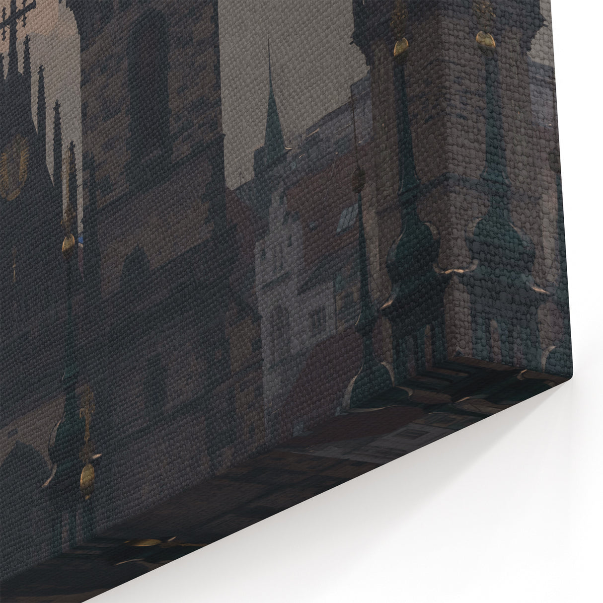 Scenic Prague Prints - Sunset Silhouettes over Old Town