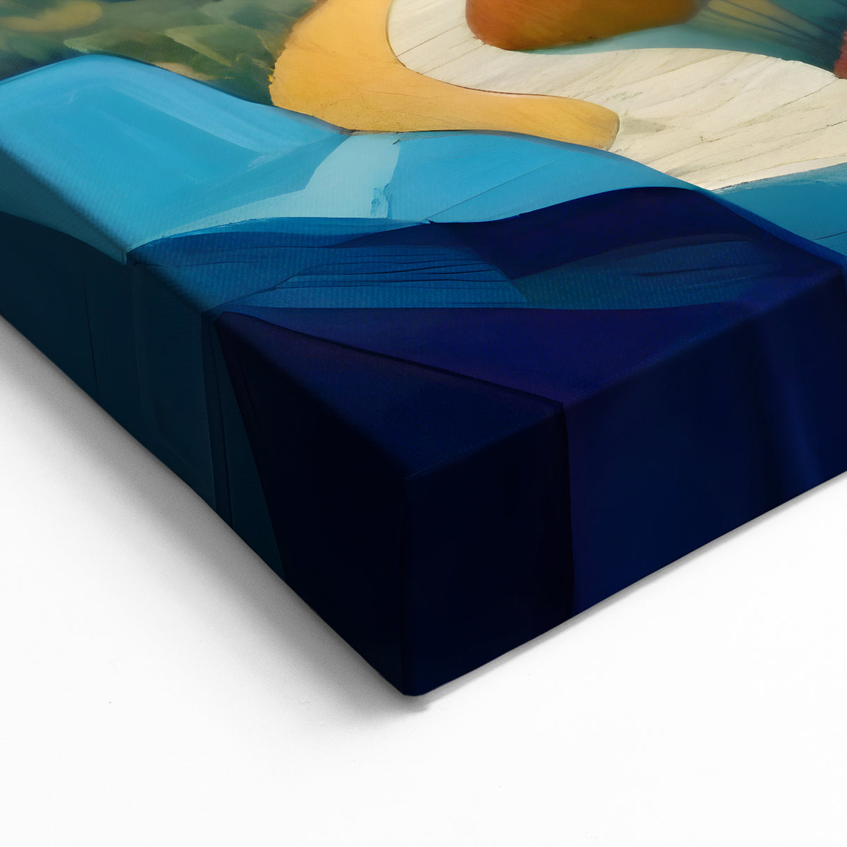 Salvadoran Cultural Art - Vibrant Landscape Canvas Print