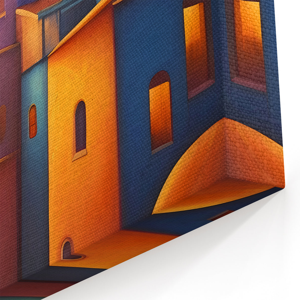 El Salvador Landscape Prints - Starlit Salvadoran Town Art