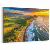 El Salvador Nature Photography - Coastal Sunrise Canvas