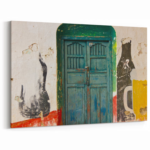 Guatemala Wall Art - Time-Worn Antigua Doorway