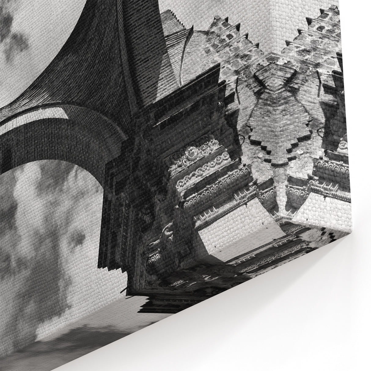 Tikal Temple Artwork - Majestic Stone Arches