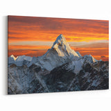 Everest Photography Prints - Fiery Dawn Canvas