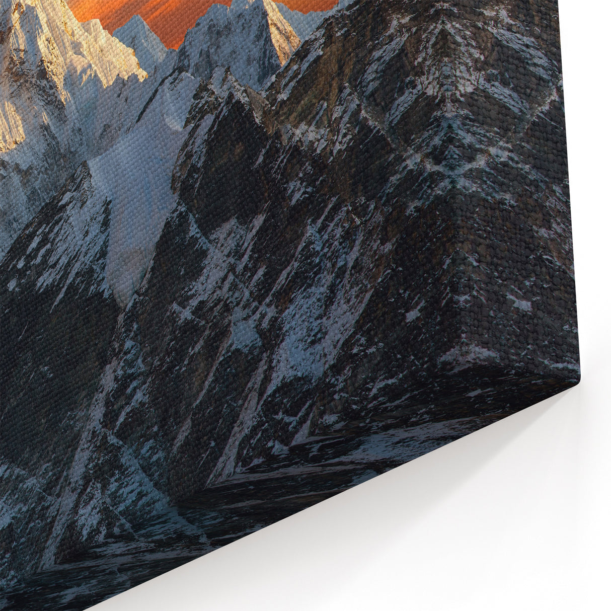 Everest Photography Prints - Fiery Dawn Canvas