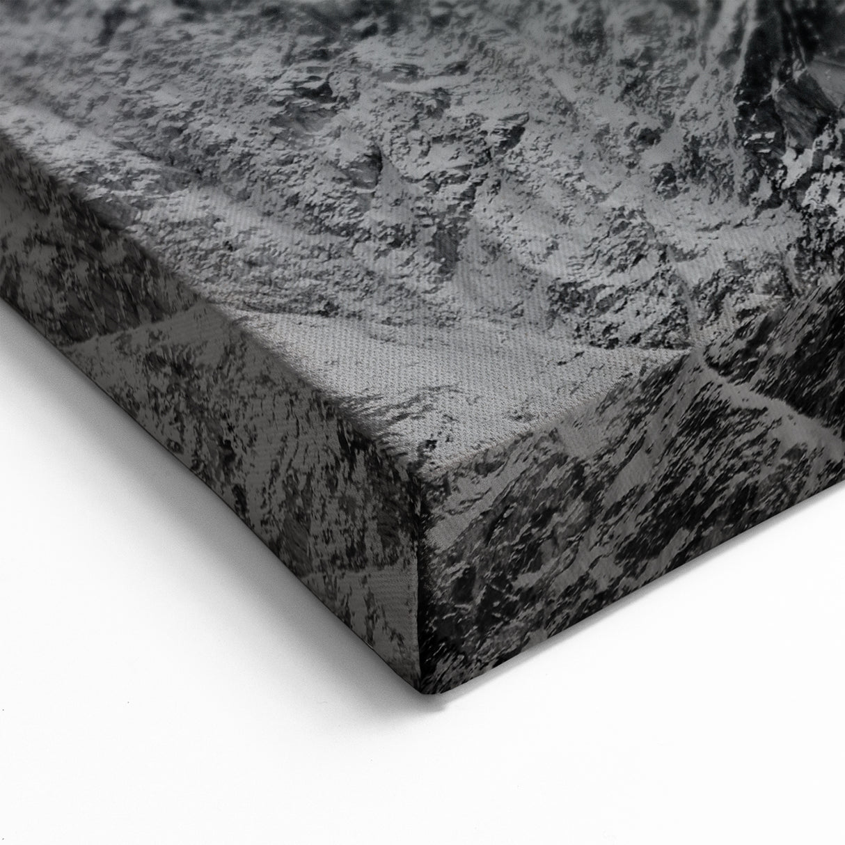 Black and White Everest Art - Majestic Mountain View