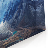 Everest Landscape Art - Clear Blue Sky and Rugged Peaks