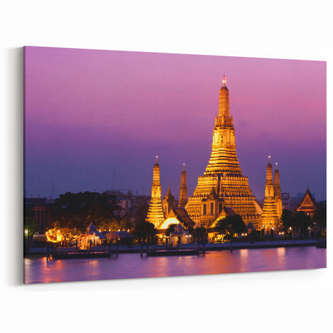 Bangkok Temple Prints on Canvas - Thai Culture Art