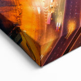 Bangkok Highway Intersections - Urban Night Canvas Art