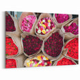 Vibrant Bangkok Rose Bouquets - Colorful Floral Canvas Art