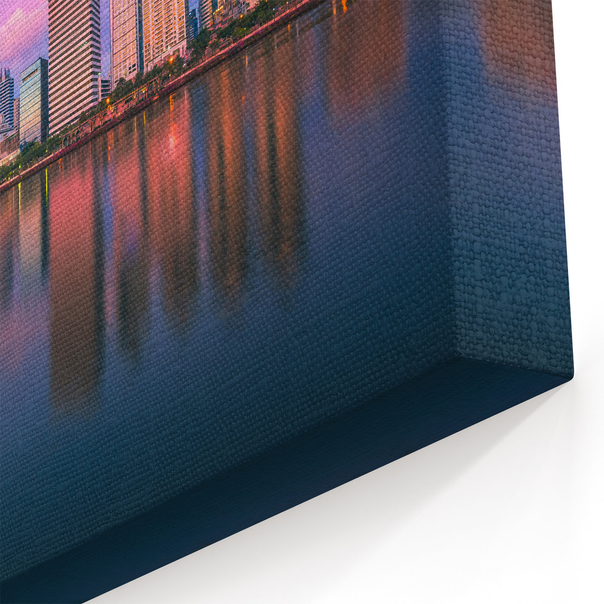 Modern Bangkok Skyline at Dusk - Vibrant Cityscape Canvas