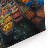 Bangkok Floating Market - Lively Trade Canvas Art