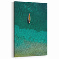 Caribbean Island Wall Decor - Saint Lucia Aerial View Boat Photography