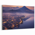 Scenic Guatemala Canvas - Misty Twilight Cityscape