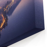 Scenic Guatemala Canvas - Misty Twilight Cityscape