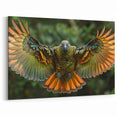 Guatemalan Parrot Art - Majestic Wings in Flight