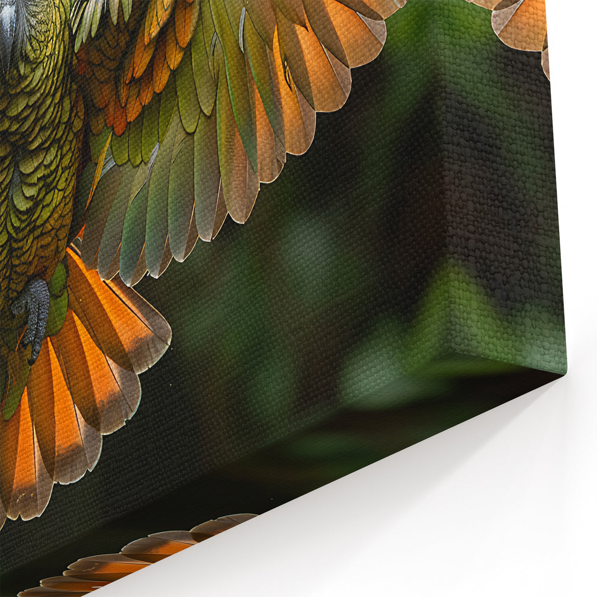 Guatemalan Parrot Art - Majestic Wings in Flight