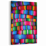 Vibrant Honduran Textile Art - Colorful Wall Decor