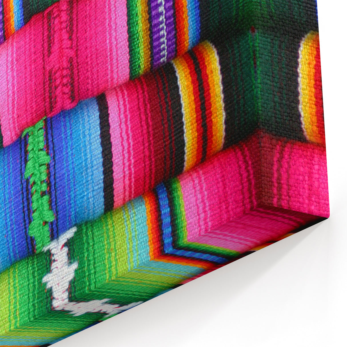 Vibrant Honduran Textile Art - Colorful Wall Decor